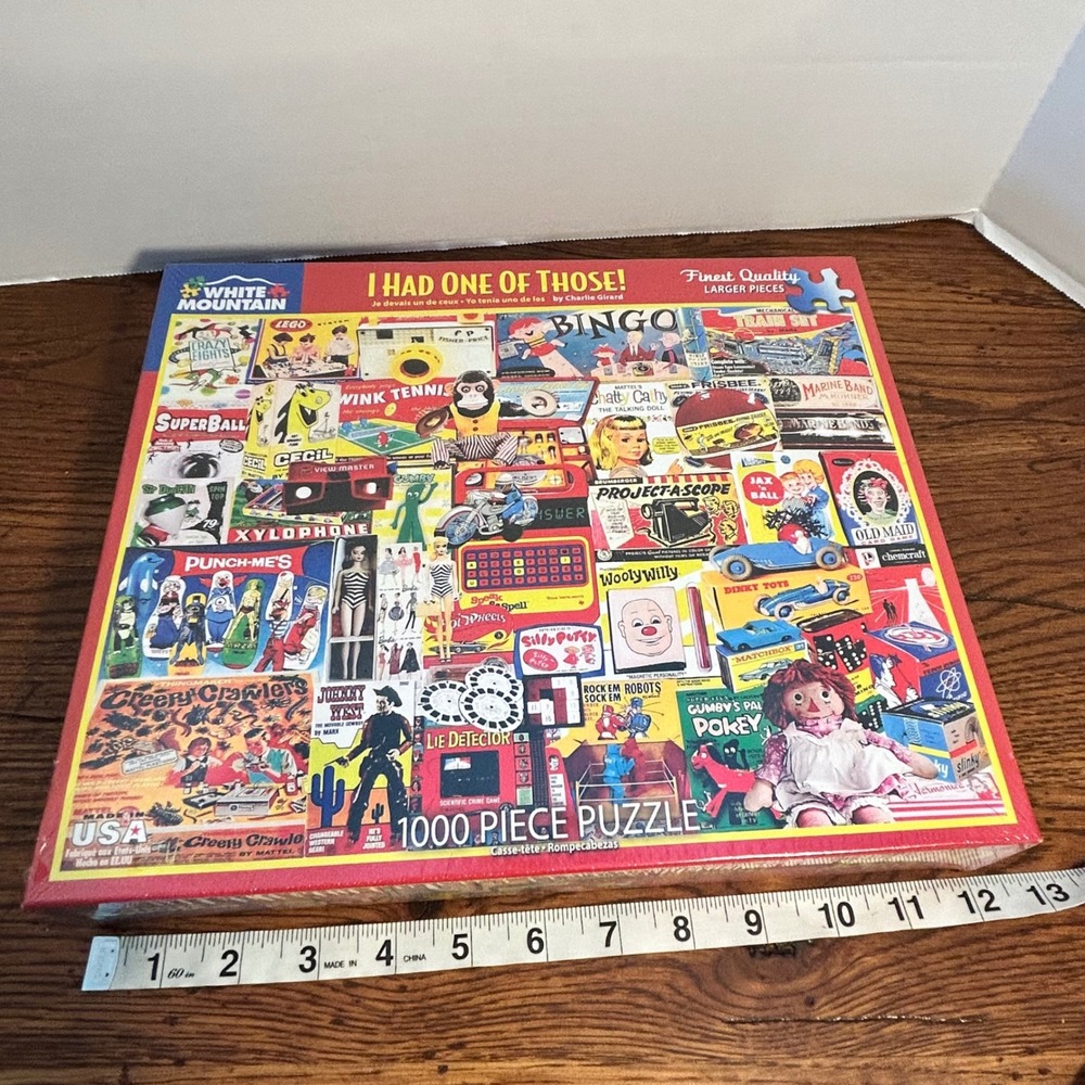 White Mountain Puzzles I Had One Of Those 1000 Piece Vintage Toys Puzzle 1166 - Picture 6 of 6